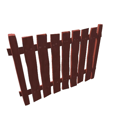 Breakable Fence Red Fractured